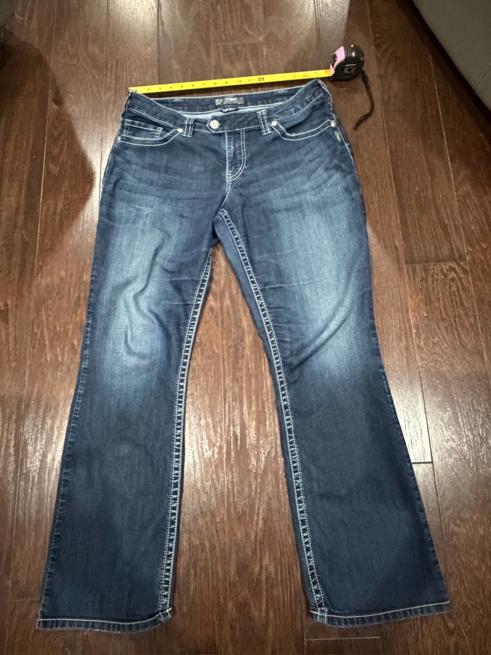 SILVER Jeans Women Tuesday Bootcut  Stretch Size 16 L 33’